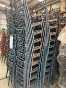 28x Grey Chivari Stacking Chairs