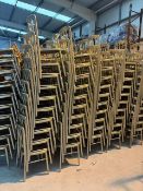 50x Gold Stacking Wooden Cheltenham Chairs