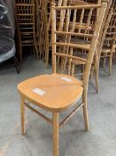 50x Natural Chivari Stacking Chairs