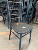 28x Grey Chivari Stacking Chairs