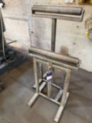 Pair of Adjustable Height Roller Trestles