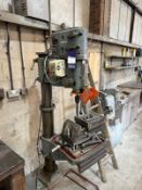 Grimston Pedestal Drill with Engineers Vice