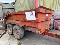 2010 JPM 4 Ton Dumper Trailer with Hydraulic Tail-Gate