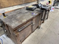 2x Steel Top Workbenches