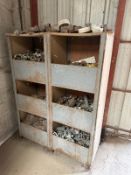 Qty of Scaffold Clamps etc in Pigeonhole Unit