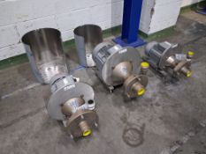 3x Fristam Motor Driven Pumps