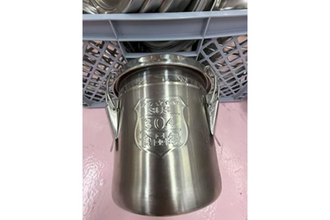 77x Stainless Steel Lidded Buckets - Image 2 of 2