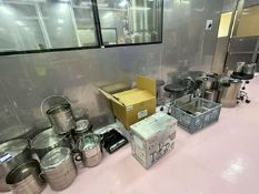 Qty of Stainless Steel Cookware, Preethi Food Prep Blender, 3x Hot Water Urns Etc