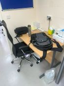 3x Desks & 3x Chairs