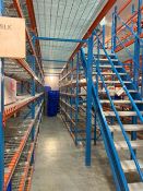 Racking System with Mezzanine & Steel Staircase