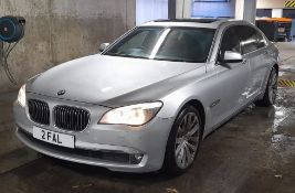 BMW 750LI four door saloon, registration 2FAL, first registered 2 January 2009, odometer reading
