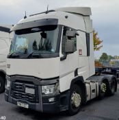 Renault T460 Comfort Euro 6 6x2 Tractor Unit, Regi