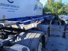 Dennison Tri Axle Lock and Go Sliding Skeletal Trailer, Type FW270002S, Vehicle ID number