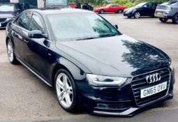 AUDI A4 DIESEL SALOON 2.0 TDI 150 S Line 4dr Multitronic. Registration GN65 OVU, Mileage: 83,931.