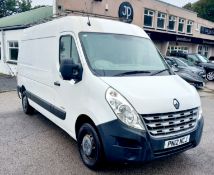 RENAULT MASTER MWB DIESEL FWD MM35dCi 100 Medium Roof Van. Registration PN12 NCJ, Mileage: 91,181.