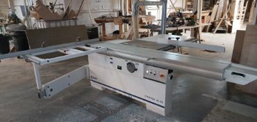 SCM Minimax sc4e Sliding table saw, Serial Number KK/142108, Year of Manufacture 2017, A Risk