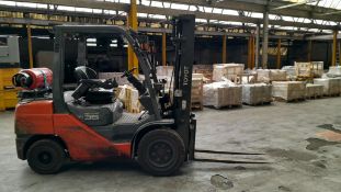 Toyota 02-8FGJF35 LPG Fork Lift Truck, 3500KG, Duplex mast, 3300MM lift, 2015, Gas Bottle not