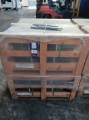 Iris black interlocking tiles approx. 96 to crates - Lift out fee - £5 + VAT