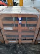 Iris black interlocking tiles approx. 96 to crates - Lift out fee - £5 + VAT