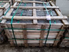 64 mixed black limestone antique - Lift out fee - £5 + VAT