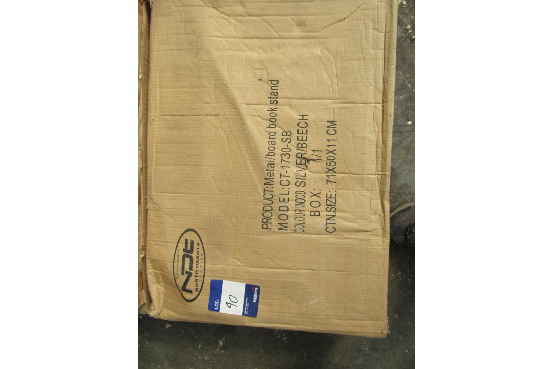 North Dakota CT-1730-SB silver/beech bookstand