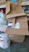 large quantity punched pocket files