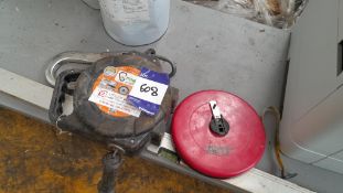 G Force fall arrestor, forge steel tape and sprite