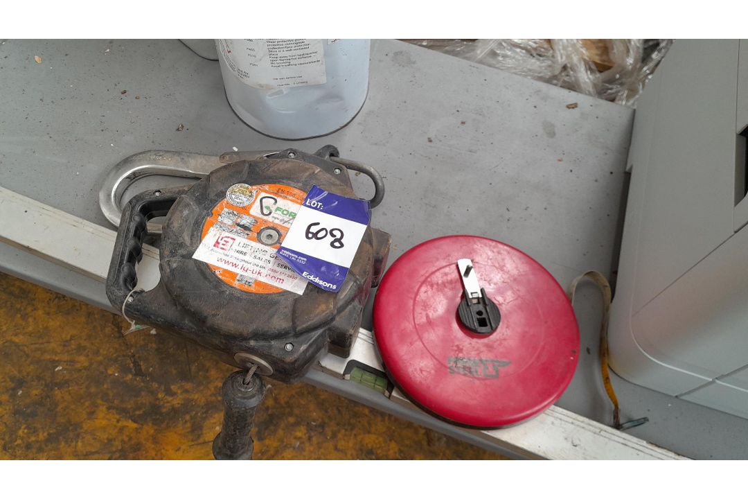 G Force fall arrestor, forge steel tape and sprite