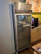 Ggmgastro TS600GND 352L Glass fronted Freezer, 1800mmx700mmx700mm