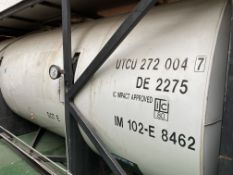 2x 21,500 litre Stainless Steel (316) Horizontal Insulated (Rockwool) De-mineralised Water Storage T