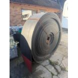 Heavy duty new rubber belting ripstop (used to protect tarmac under digger caterpillar tracks), App