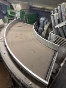 Transnorm 600mm belt 90 degree clockwise bend with legs