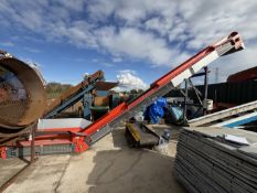 Salvetec adjustable angle Swan Neck Conveyor
