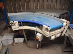 300mm wide belt conveyor transnorm with legs clock wise