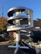 2014 Ambaflex Type Spiralveyor SV spiral elevator conveyor. Approx 1.7m diameter. Currently lifting