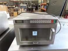 A Panasonic NE-1853 S/Steel Mircrowave