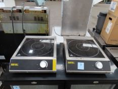 2x Buffalo 240V Single Induction Hobs