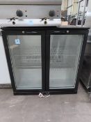 A Coolpoint Twin Door Display Fridge.
