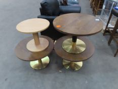 3x Matching Circular Tables and 1x Other