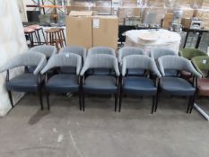 10x Matching Upholstered Chairs