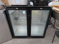 A Polar Twin Door Display Fridge