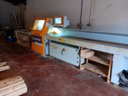 Salvador Superpush 200 Optimising Saw & Assets of a Manufacturer of Timber Buildings