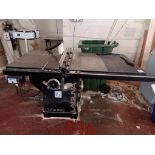 Laguna Fusion III table saw, blade diameter 250mm, max cutting depth 79mm, 2800 watts, 230v, Year