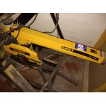 Dewalt DW721-KN GB type 3 radial arm saw including steel legs, cut depth max 90mm, blade diameter