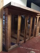 Wooden and glazed double door pitched roof summer house 2550mm(w) x 2250mm(d) x 2150mm(h) (no door