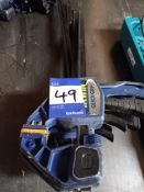 4 x Irwin quickgrips 480mm max capacity