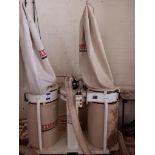 Axminster Plus 810389 mobile twin bag dust harvester 4.47/3.75kw motor, 3 phase, Year 05/08,