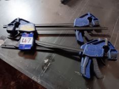 4 x Irwin quickgrips 480mm max capacity