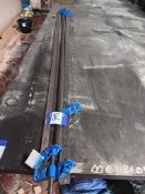 3 x Silverline expert sash cramp 1800mm