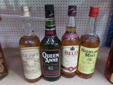 4x Bottle of Blended Whiskies